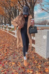 tenue avec ugg camel