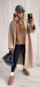 tenue avec ugg camel