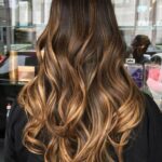 balayage miel doré marron glacé