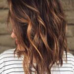 balayage miel doré marron glacé