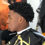 coiffure afro homme