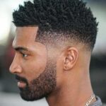 coiffure afro homme