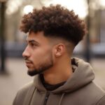 coiffure afro homme