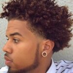 coiffure afro homme