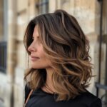 balayage miel doré marron glacé