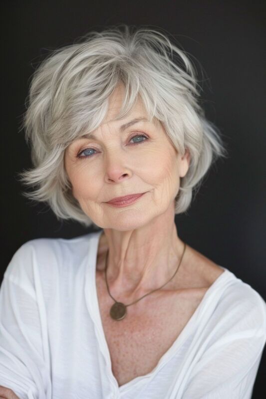 moderne coupe courte femme