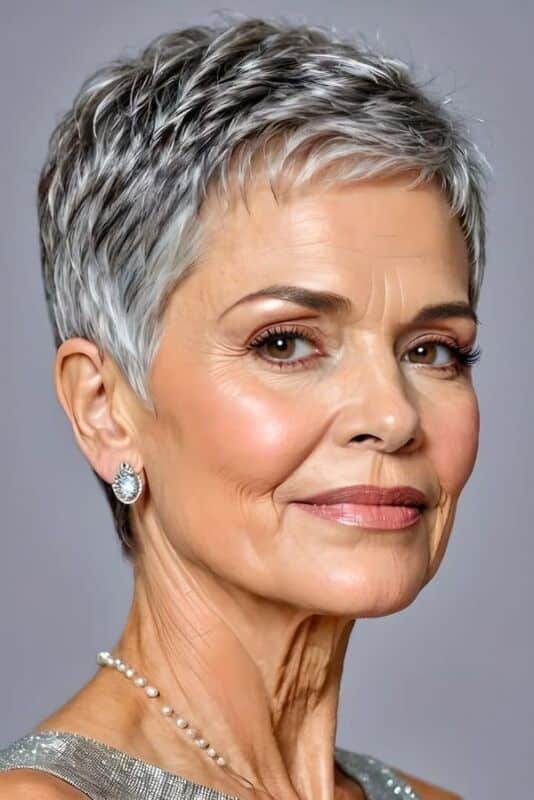 moderne coupe courte femme