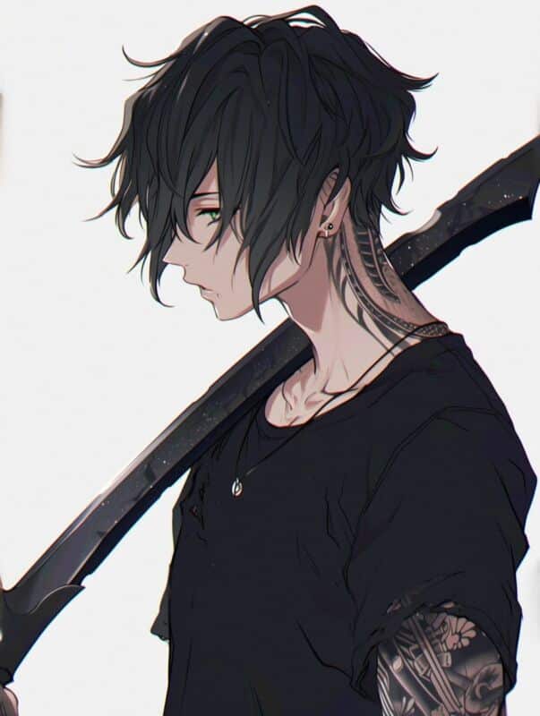 coupe de cheveux samouraï