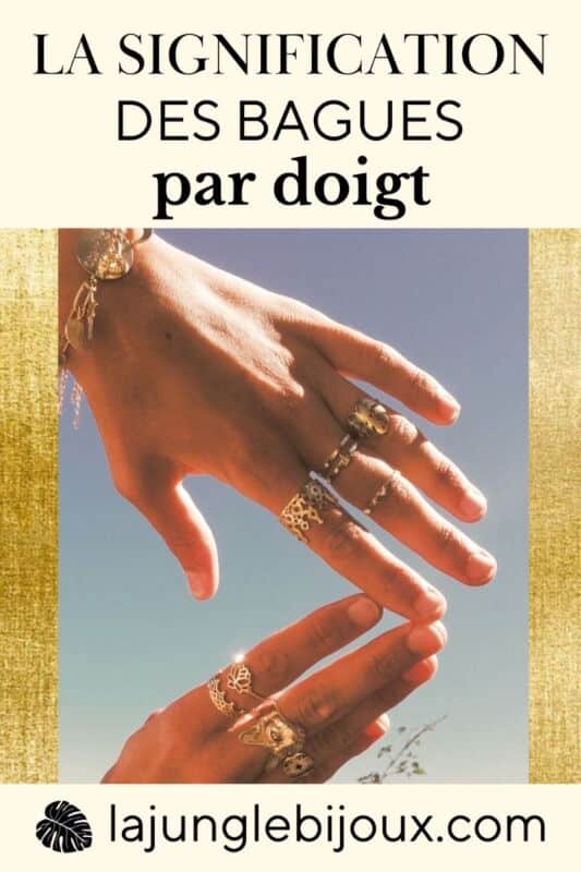 Choisir bague pouce style