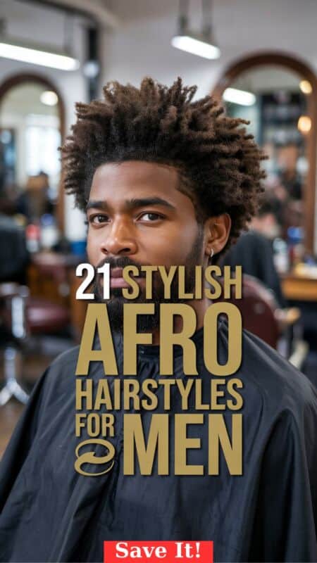 Dégradé afro homme